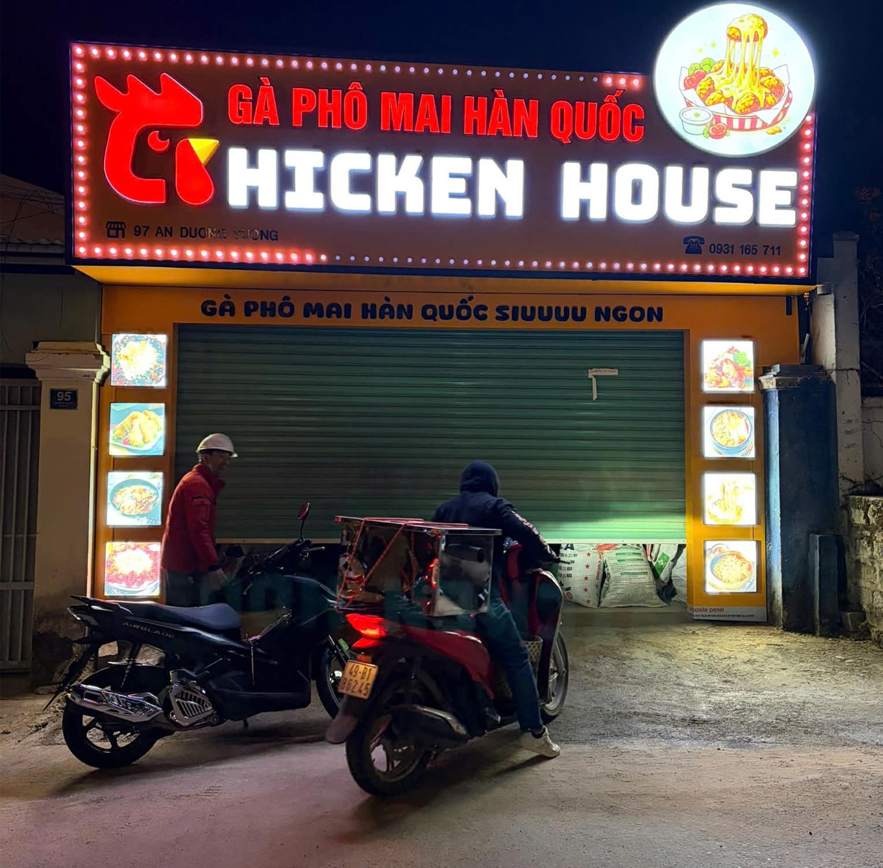 Thi công Gà Phô Mai- 97. An Dương Vương - P. Xuân Hương - Đà Lạt